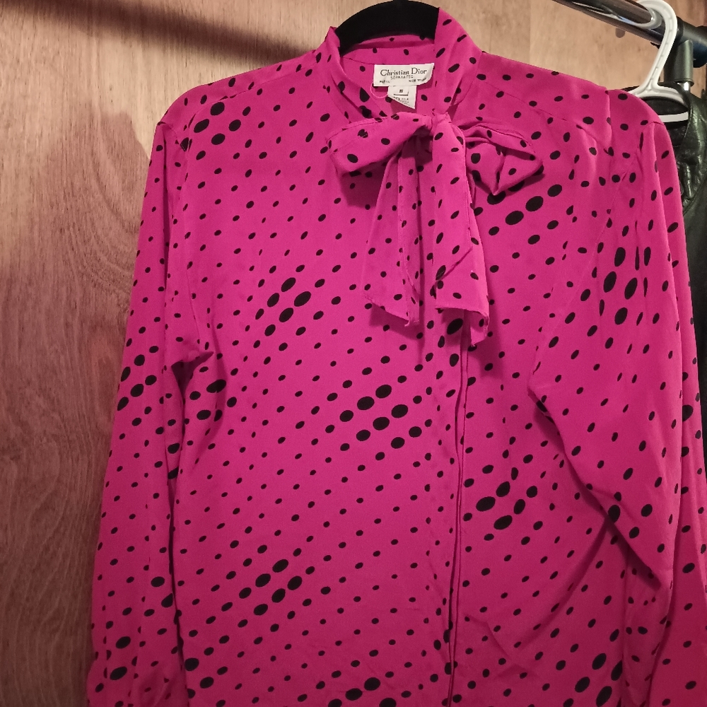 Christian Dior silk shirt vintage 6